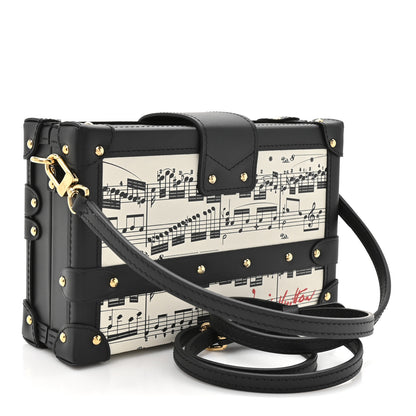 Louis Vuitton Calfskin LV Symphony Petite Malle White Black 4 of 21