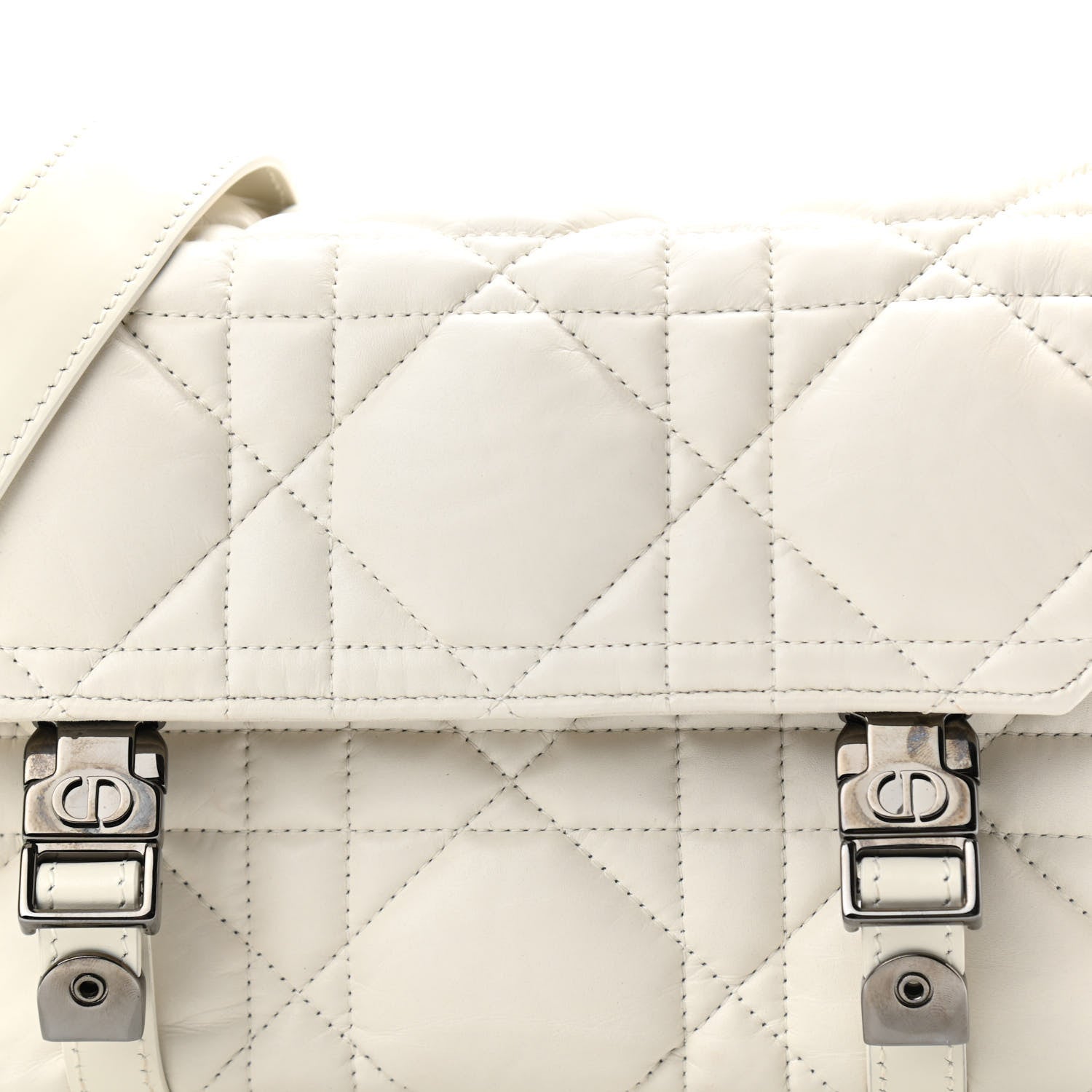 Christian Dior Calfskin Macrocannage Small Diorcamp Messenger Latte 8 of 10