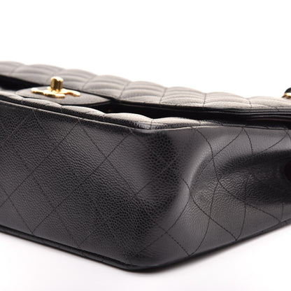 Chanel Caviar Quilted Jumbo Double Flap Black 7 of 11