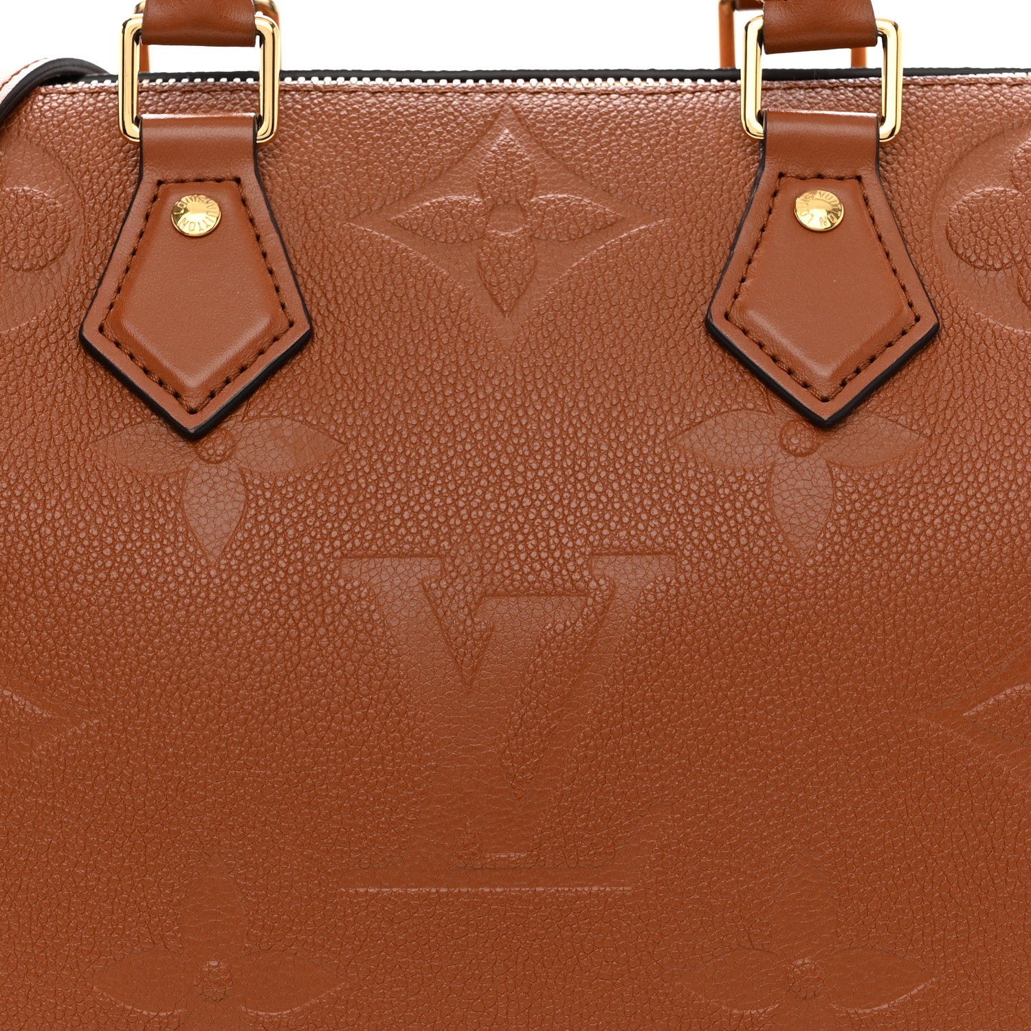Louis Vuitton Empreinte Monogram Giant Speedy Bandouliere 25 Cognac 7 of 9