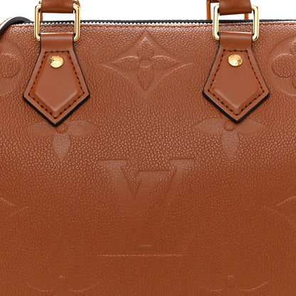 Louis Vuitton Empreinte Monogram Giant Speedy Bandouliere 25 Cognac 7 of 9