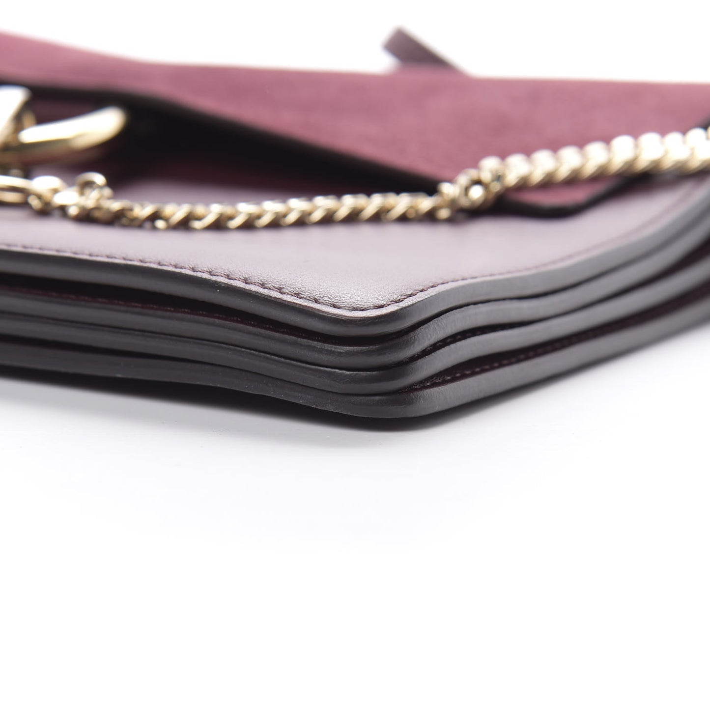 Calfskin Suede Medium Faye Shoulder Bag Intense Violine