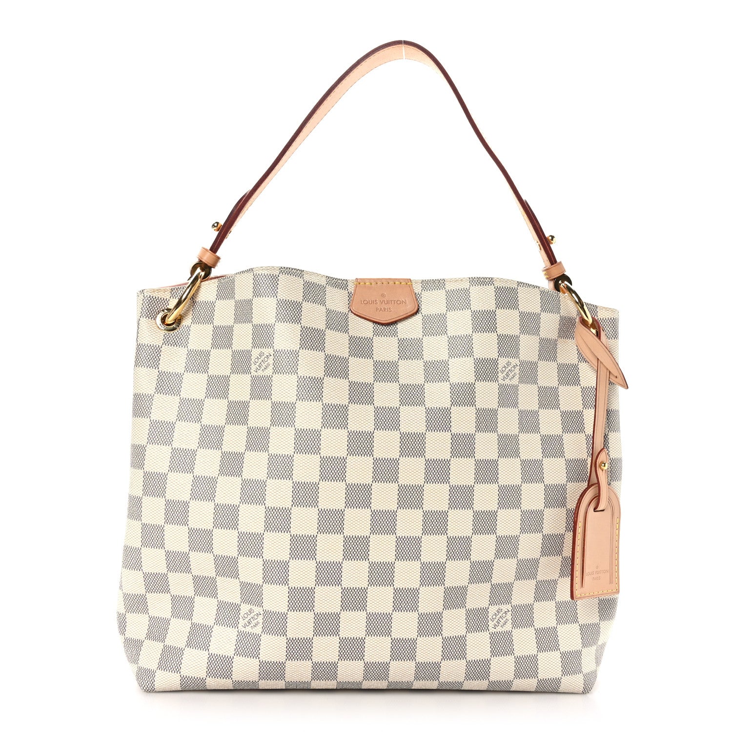 Louis Vuitton Damier Azur Graceful PM Rose Ballerine 1 of 8