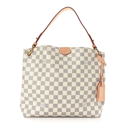 Louis Vuitton Damier Azur Graceful PM Rose Ballerine 1 of 8