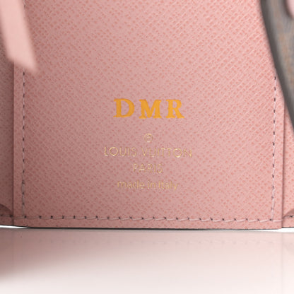 Louis Vuitton Damier Ebene Victorine Wallet Rose Ballerine 6 of 6