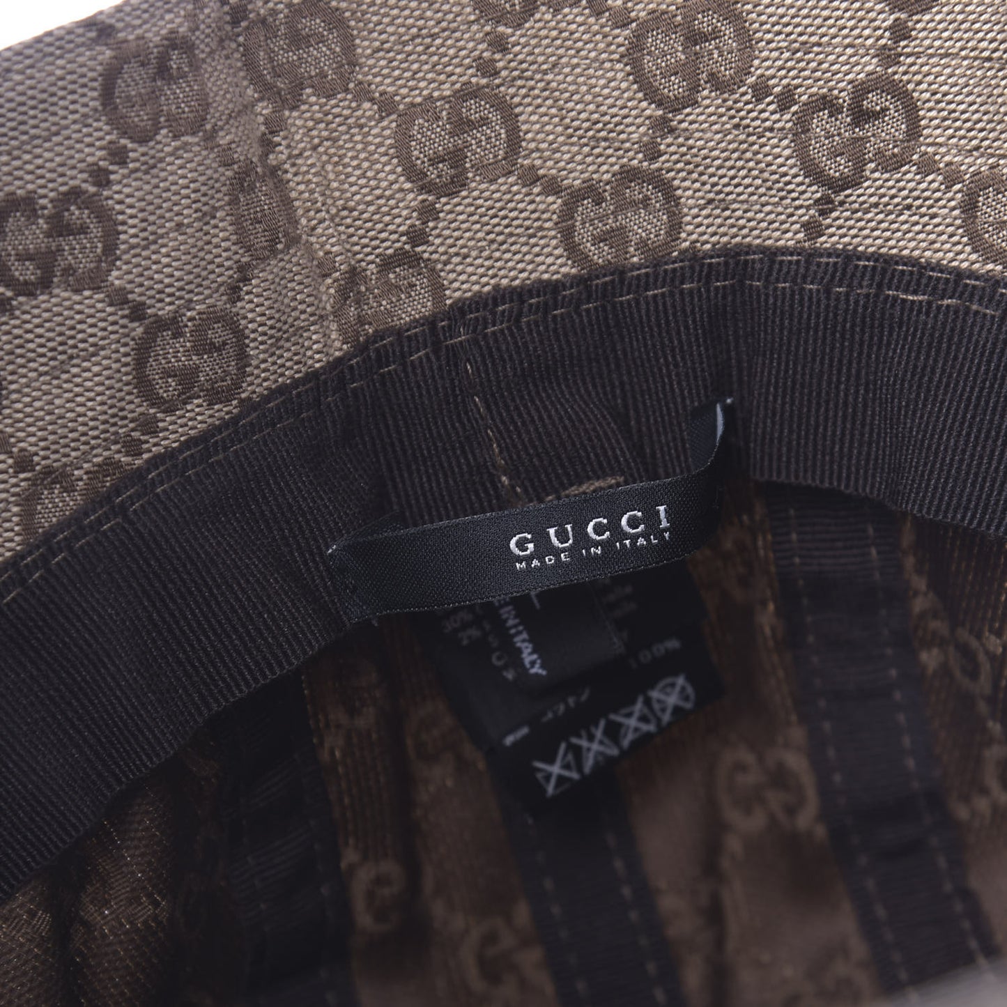 Monogram Bucket Hat L Brown