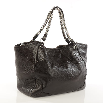 Prada Cervo Lux Chain Shoulder Bag Ebano 3 of 11