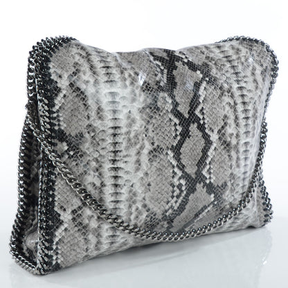 Stella McCartney Eco Python Big Falabella Tote Grey 3 of 9