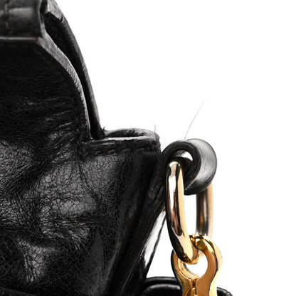 Miu Miu Vitello Lux Bow Tote Black 12 of 15