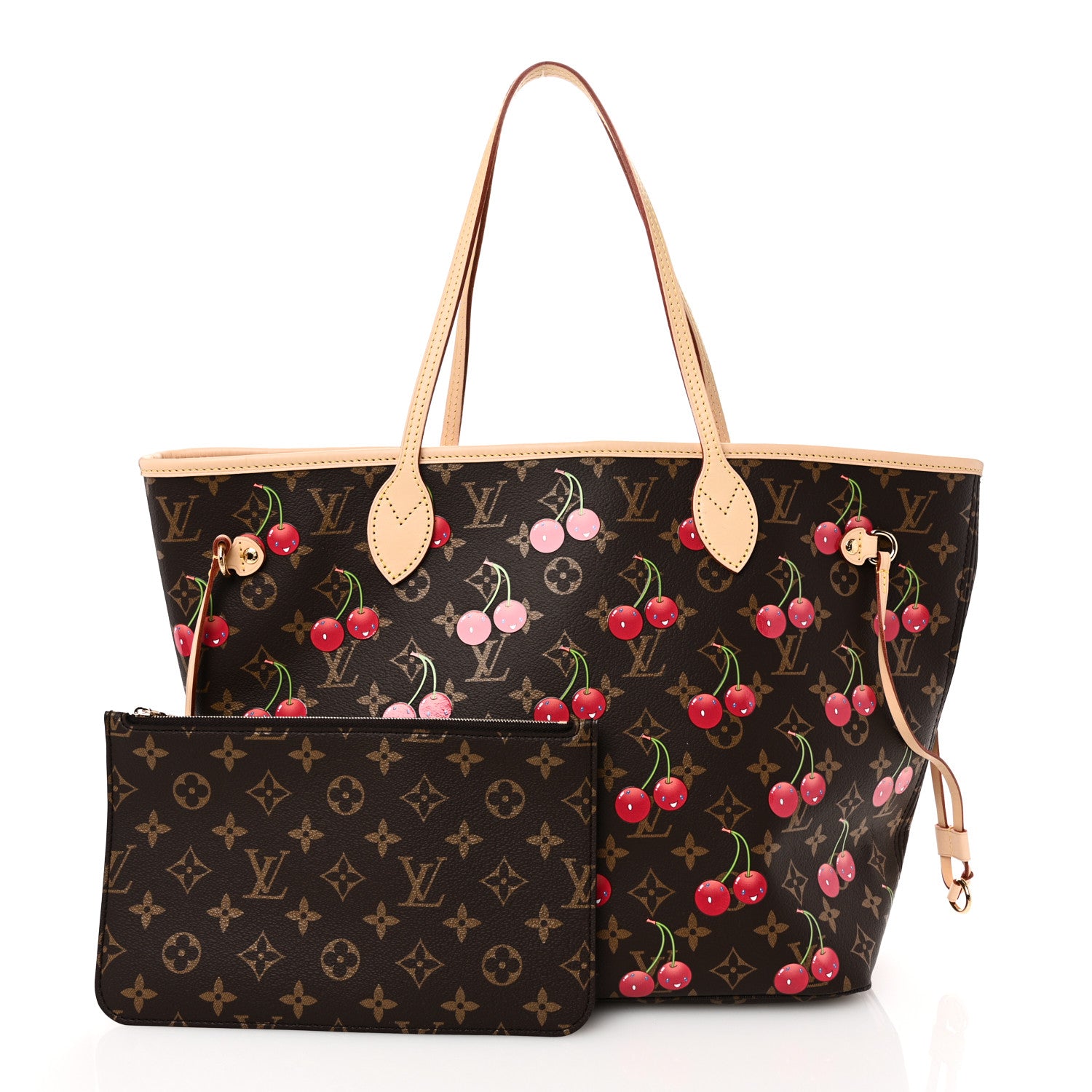 Louis Vuitton LV X TM Monogram Cerises Neverfull MM 1654052