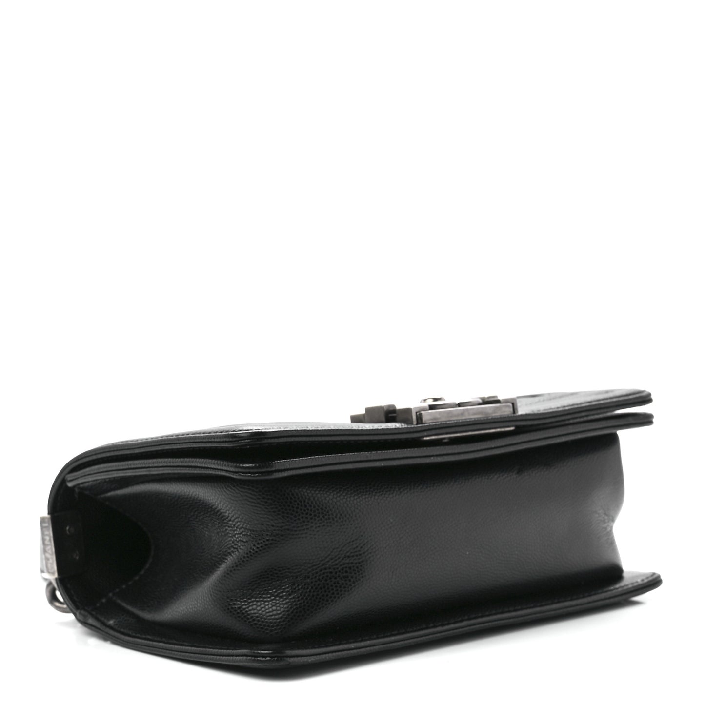 Caviar Quilted Small Boy Flap Black