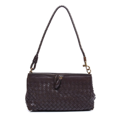 Bottega Veneta Nappa Intrecciato Mini Shoulder Bag Ebano 1 of 13