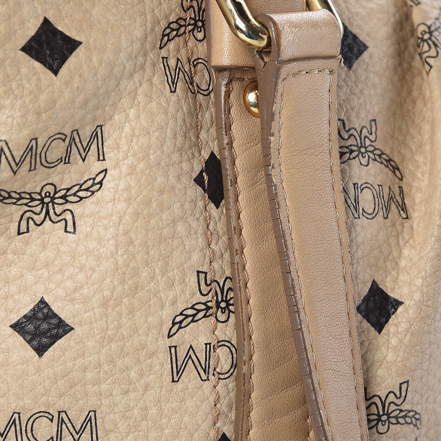 Visetos Medium Essentials Shopper Tote Beige