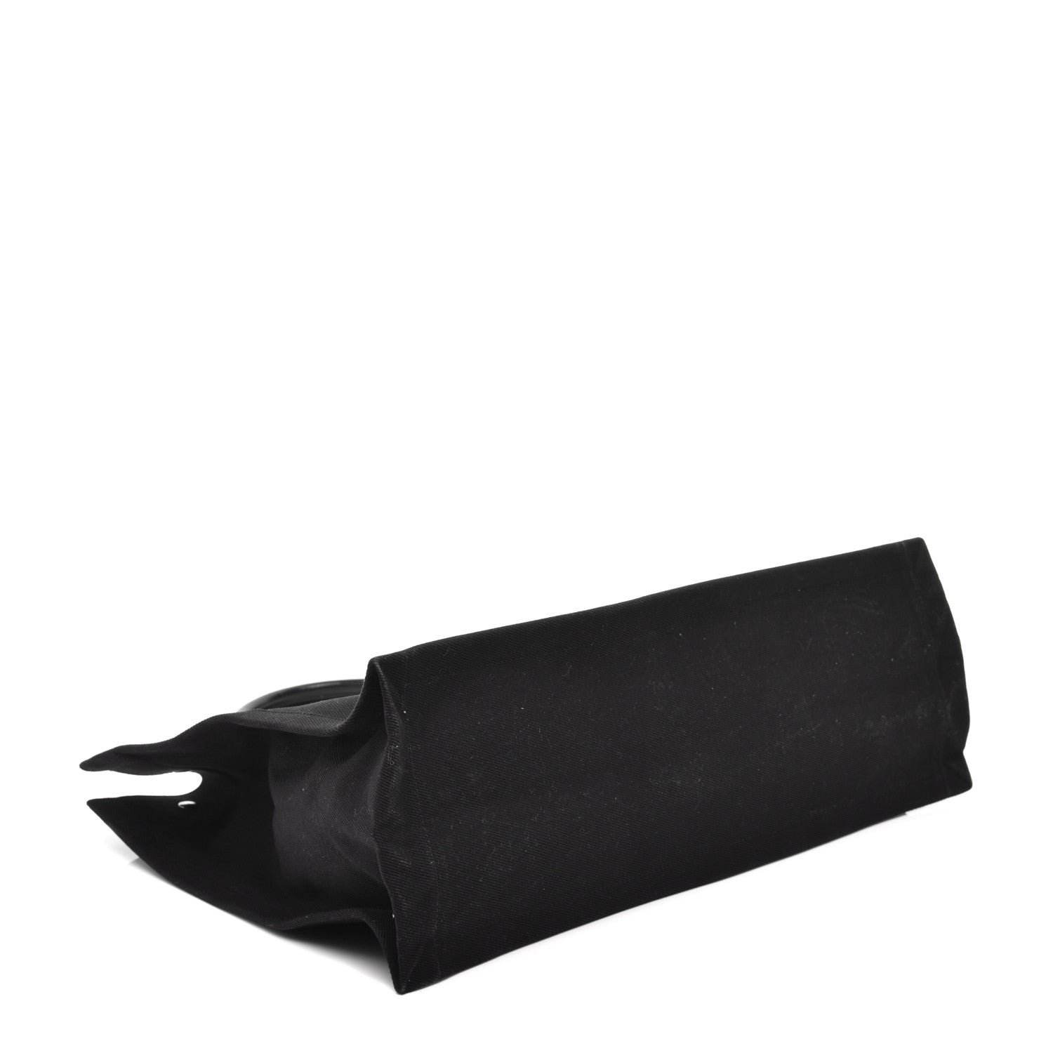 Saint Laurent Linen Calfskin Rive Gauche Tote Black 4 of 8