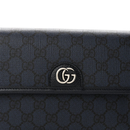 Gucci GG Supreme Monogram Small Ophidia Belt Bag Navy Black 8 of 12