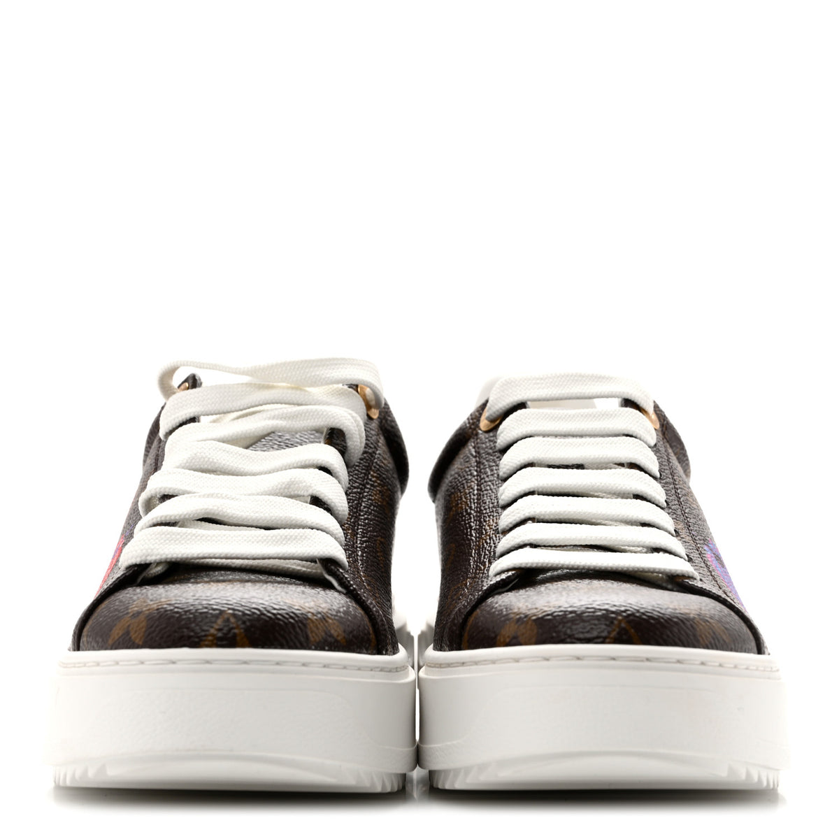 Louis Vuitton LV X YK Monogram Pumpkin Time Out Sneakers 36.5 3 of 10