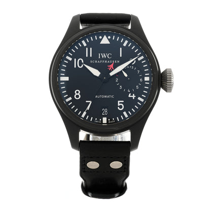 IWC Ceramic Calfskin 48mm Top Gun Edition Big Pilot Automatic Watch Black IW501901 1 of 4