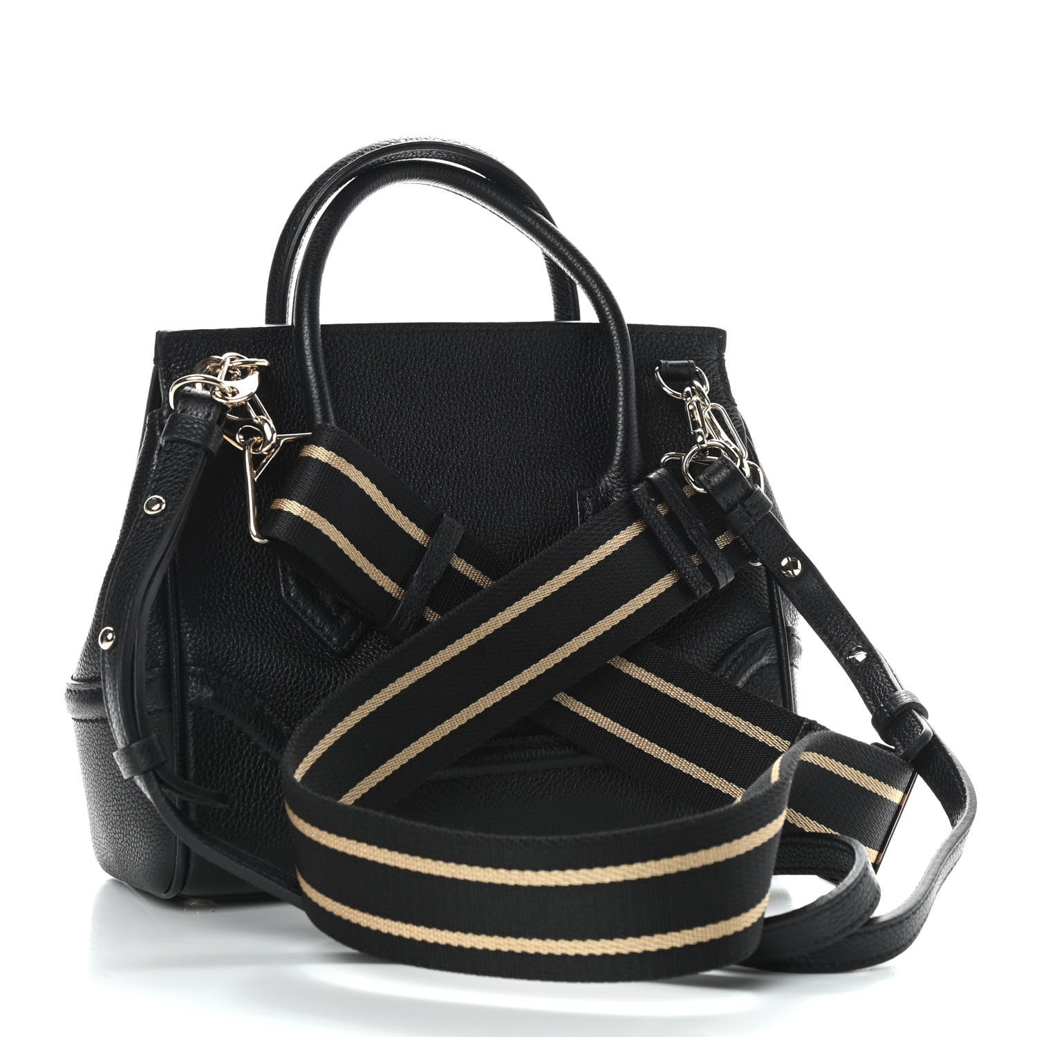 Versace Calfskin Medium Palazzo Empire Bag Black 3 of 10