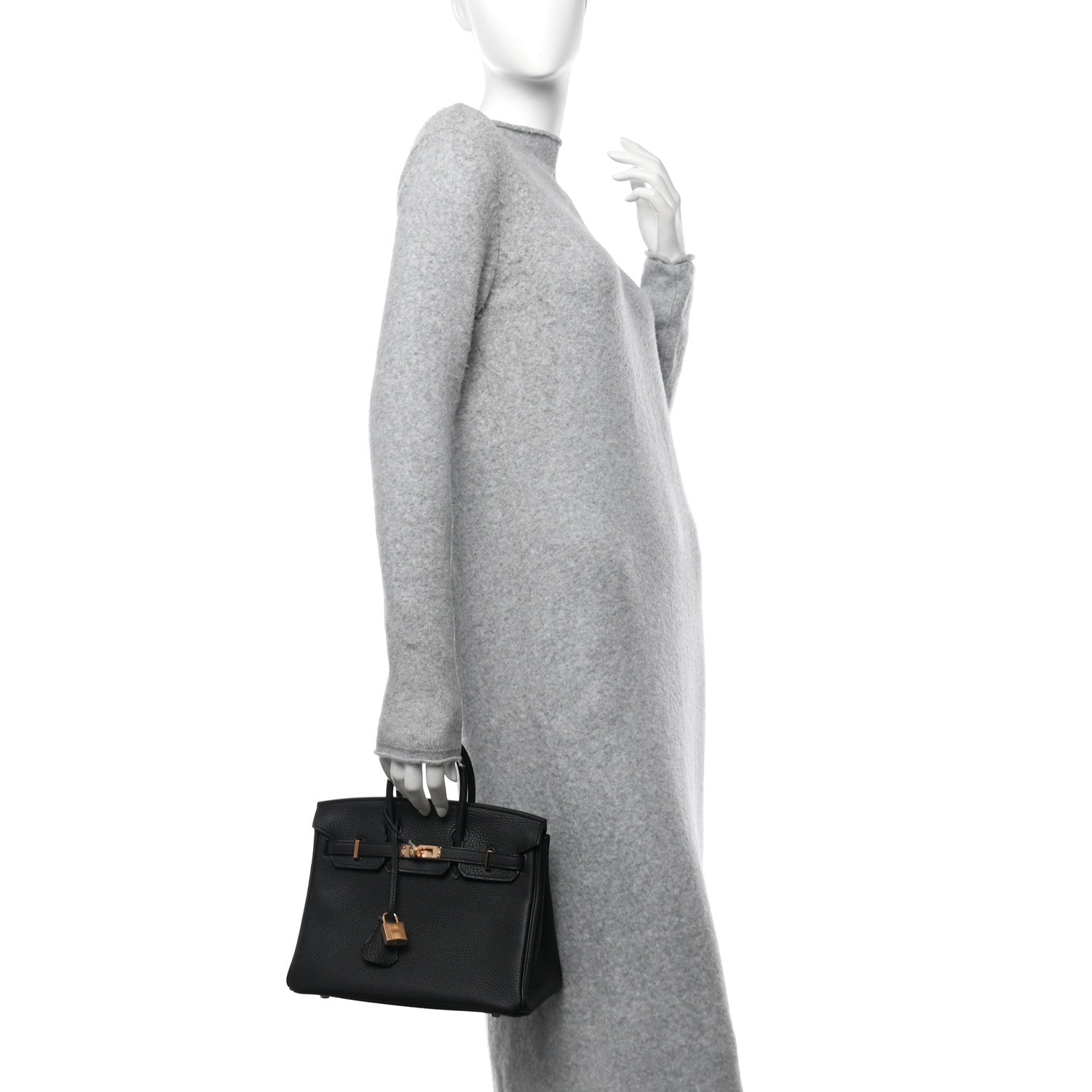 Hermes Togo Birkin 25 Black 2 of 11