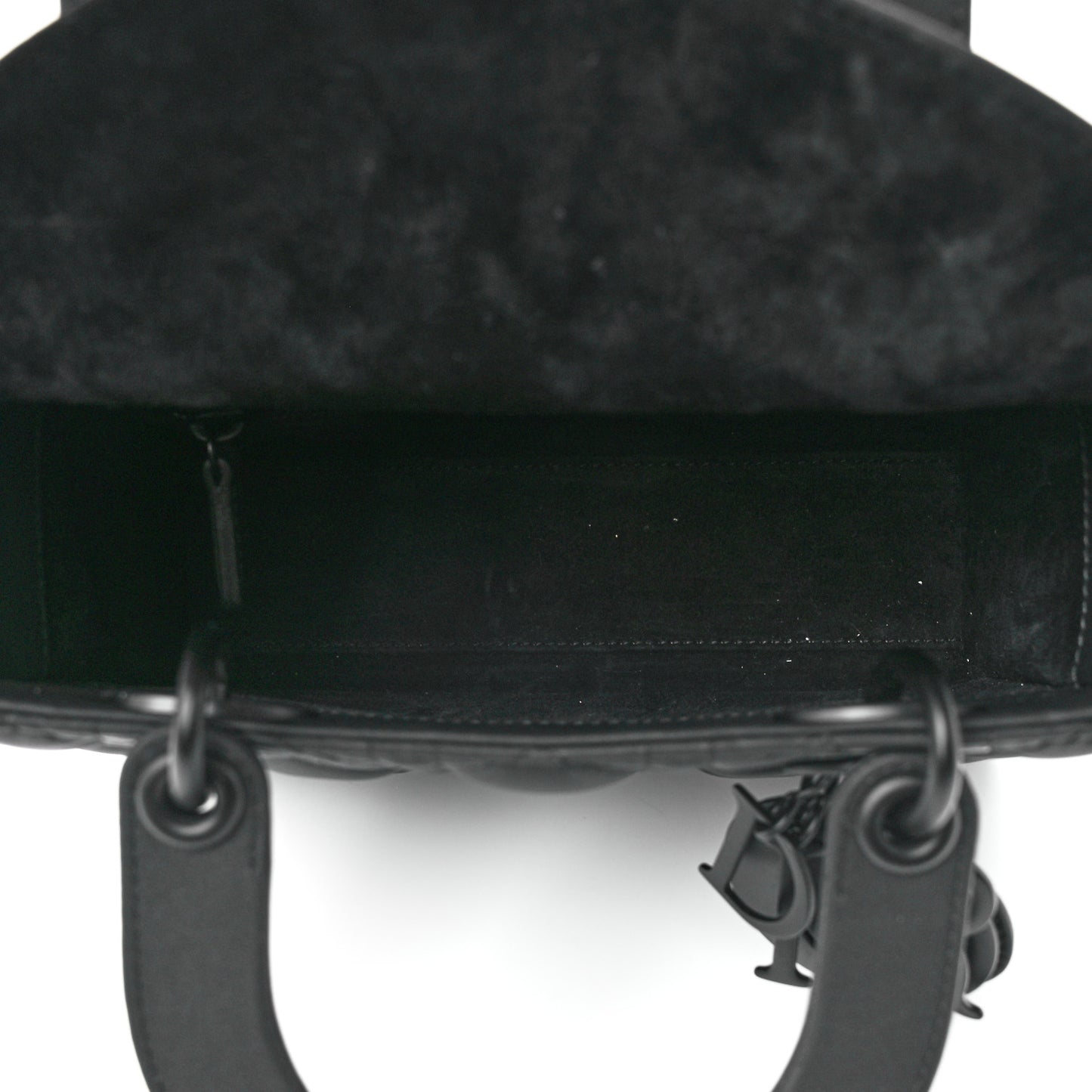 Ultra Matte Calfskin Cannage Small My ABCDior Lady Dior Black