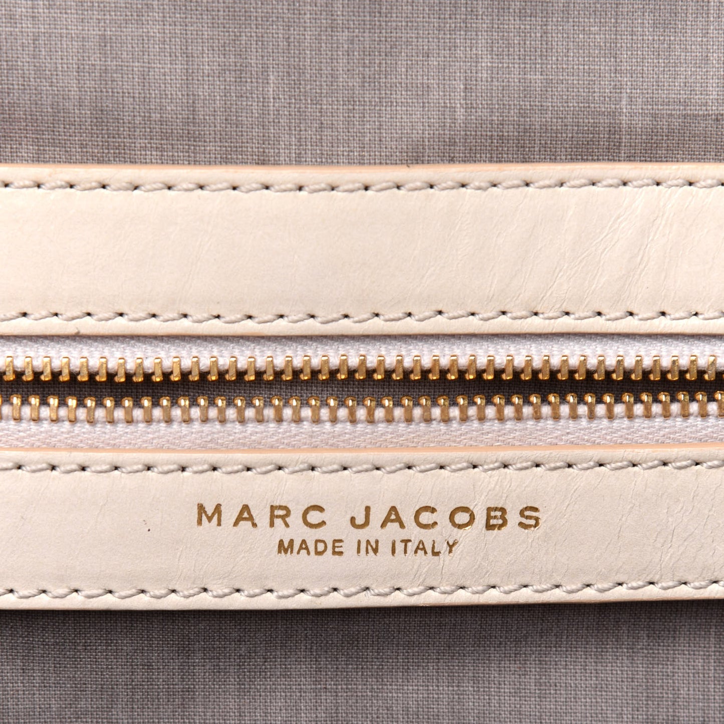 Calfskin Quilted Stam White
