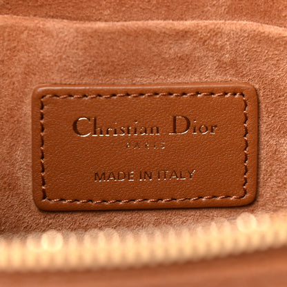 Christian Dior Lambskin Cannage Small Diortravel Vanity Case Cognac 5 of 5