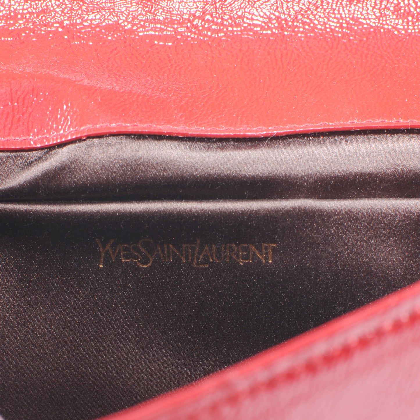 Patent Belle de Jour Clutch Red