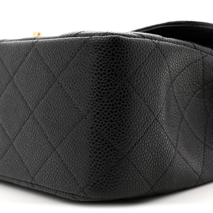 Chanel Caviar Quilted Jumbo Double Flap Black 10 of 11