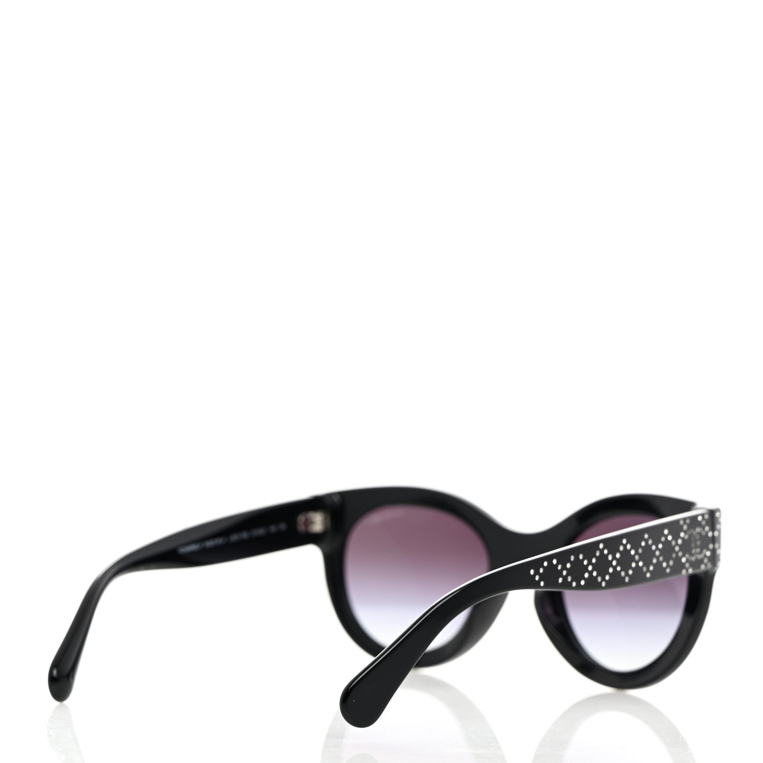 Chanel Crystal CC Sunglasses 5420-B-A Black 4 of 7