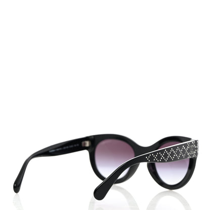 Chanel Crystal CC Sunglasses 5420-B-A Black 4 of 7