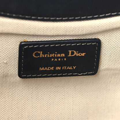 Christian Dior Oblique Fold Over Clutch Blue 7 of 8