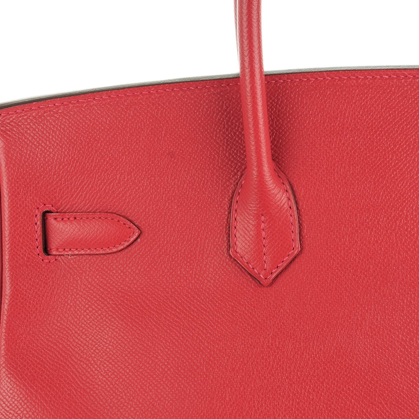 Epsom Birkin 35 Rouge Casaque