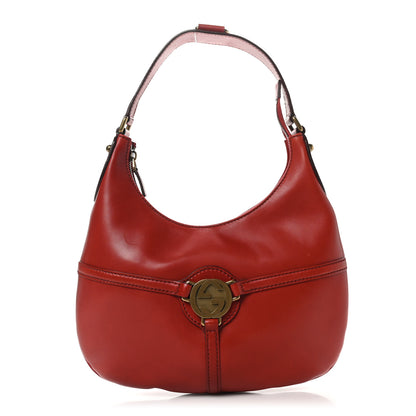 Gucci Calfskin GG Reins Hobo Red 1 of 10