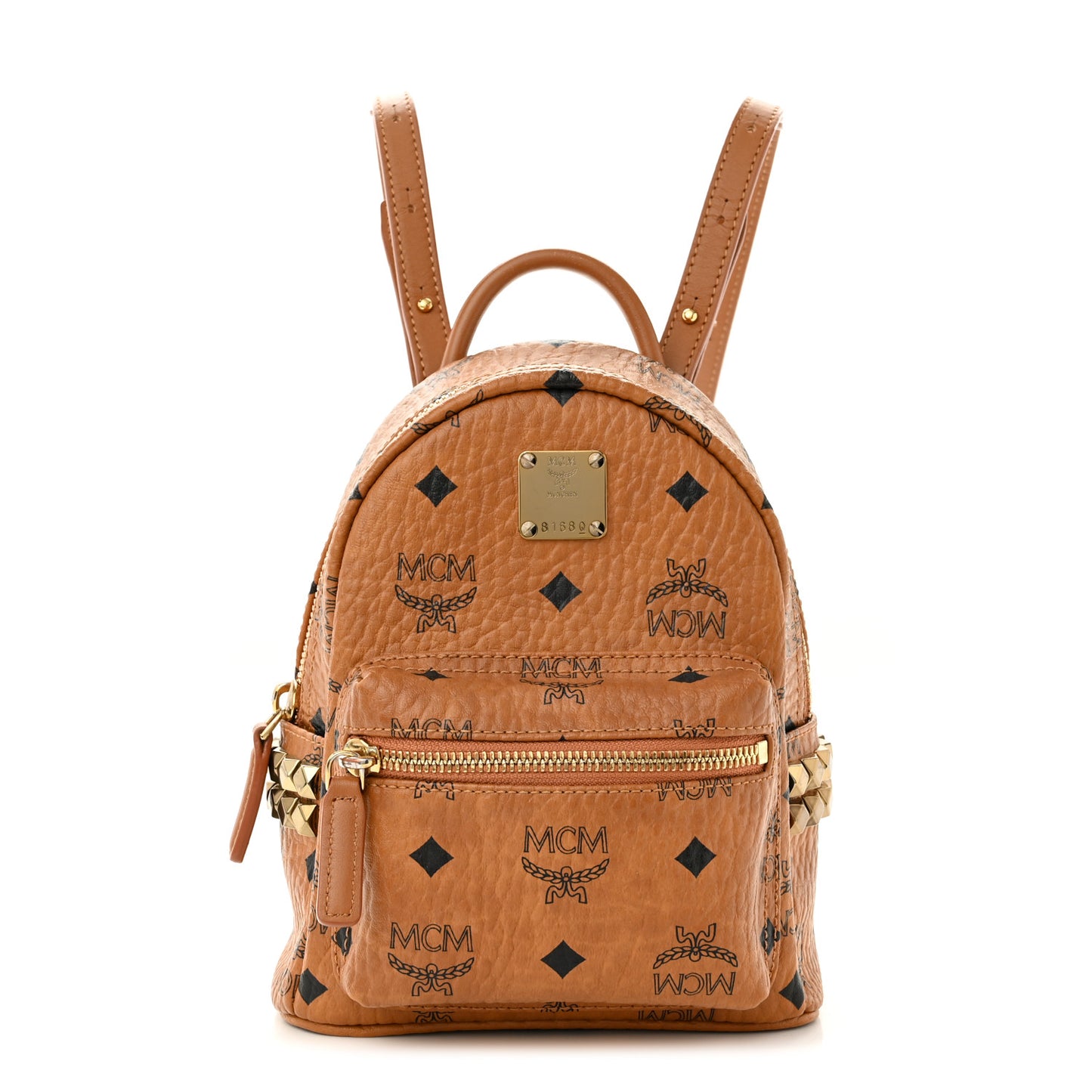 Visetos Side Stud X-Mini Stark Bebe Boo Backpack Cognac