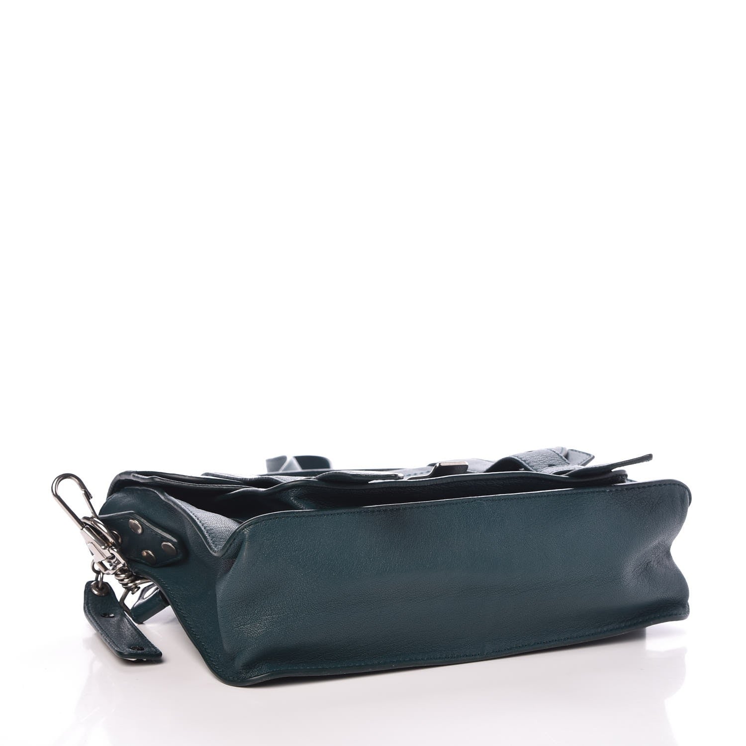Proenza Schouler Calfskin Tiny PS1 Satchel Dark Teal 5 of 8