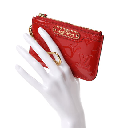 Louis Vuitton Vernis Key Pouch Cherry 2 of 7