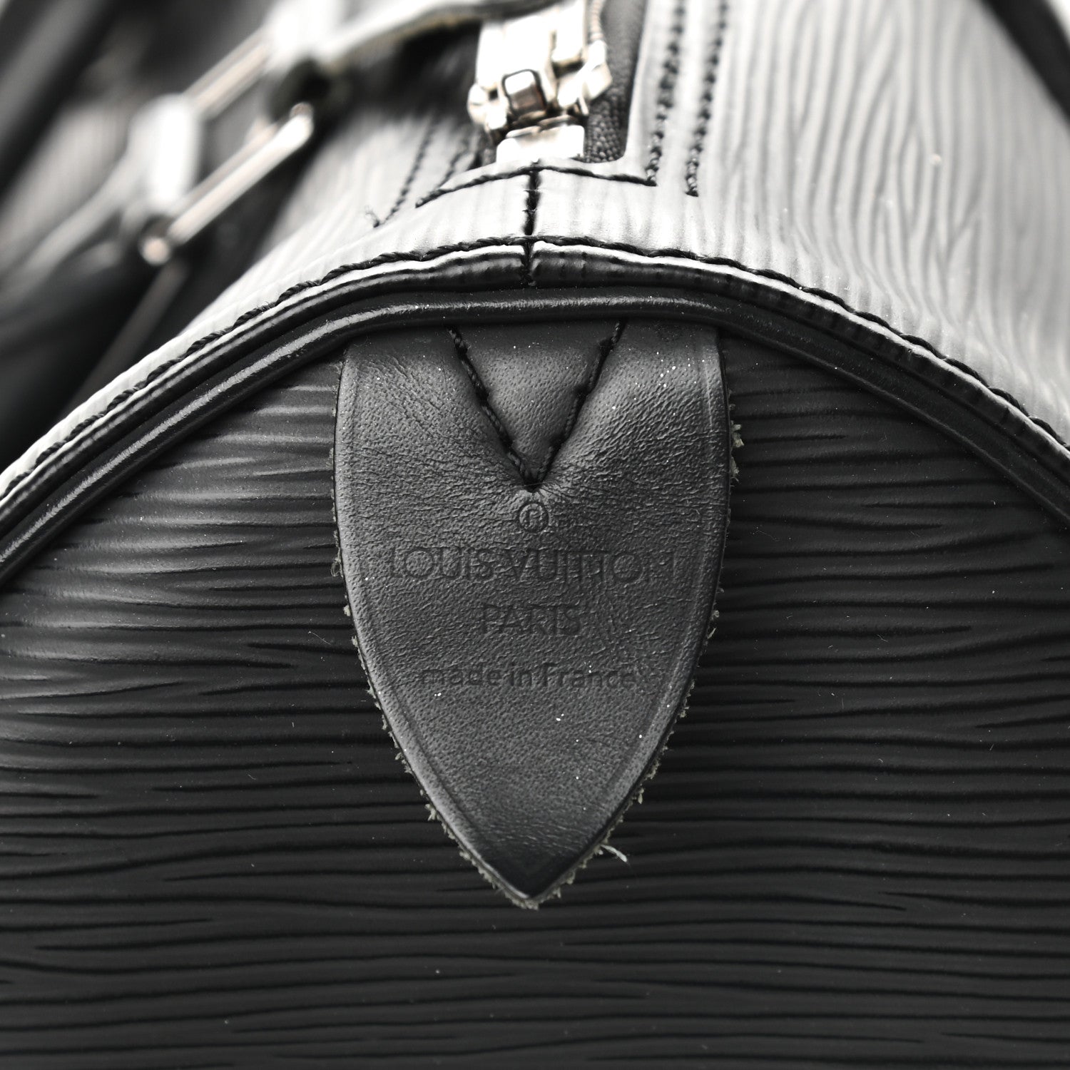 Louis Vuitton Epi Speedy 30 Black 5 of 8