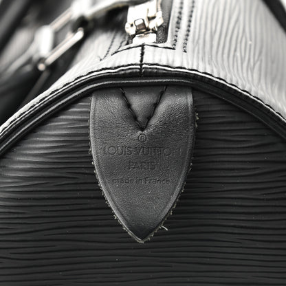 Louis Vuitton Epi Speedy 30 Black 5 of 8