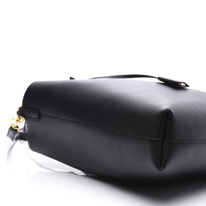 Saint Laurent Calfskin Toy Shopping Tote Black 6 of 9