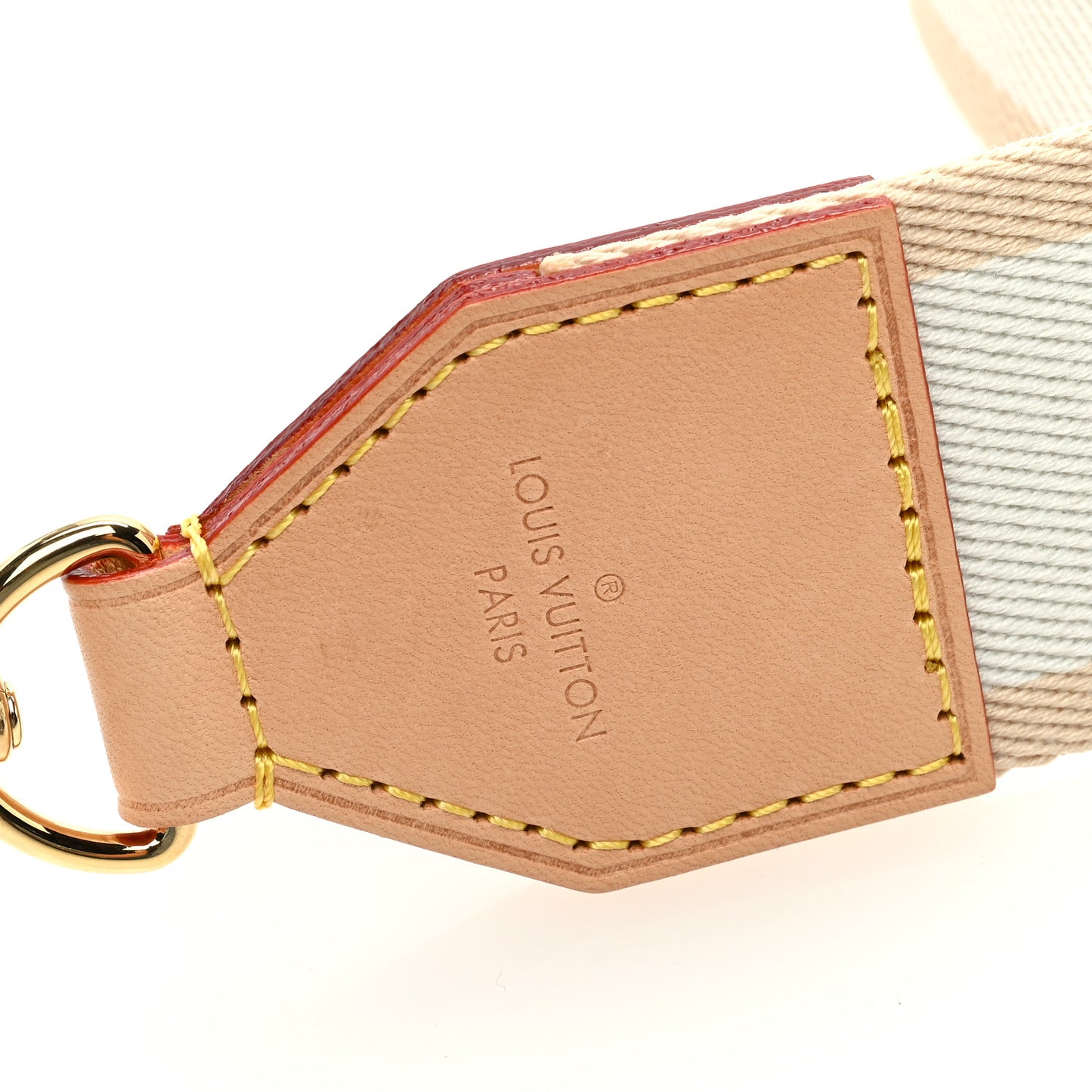 Monogram Vibe LV Shoulder Strap Beige White