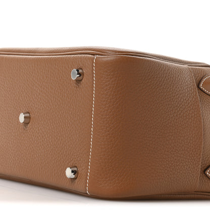 Hermes Taurillon Clemence Lindy 26 Gold 18 of 21