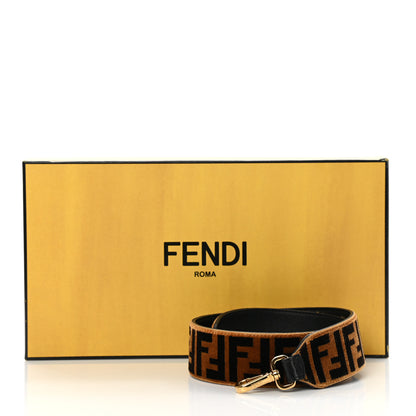 Fendi Velvet Tapestry FF Strap You Tobacco 6 of 6