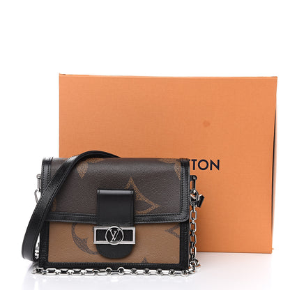 Louis Vuitton Reverse Monogram Giant Dauphine MM 9 of 9