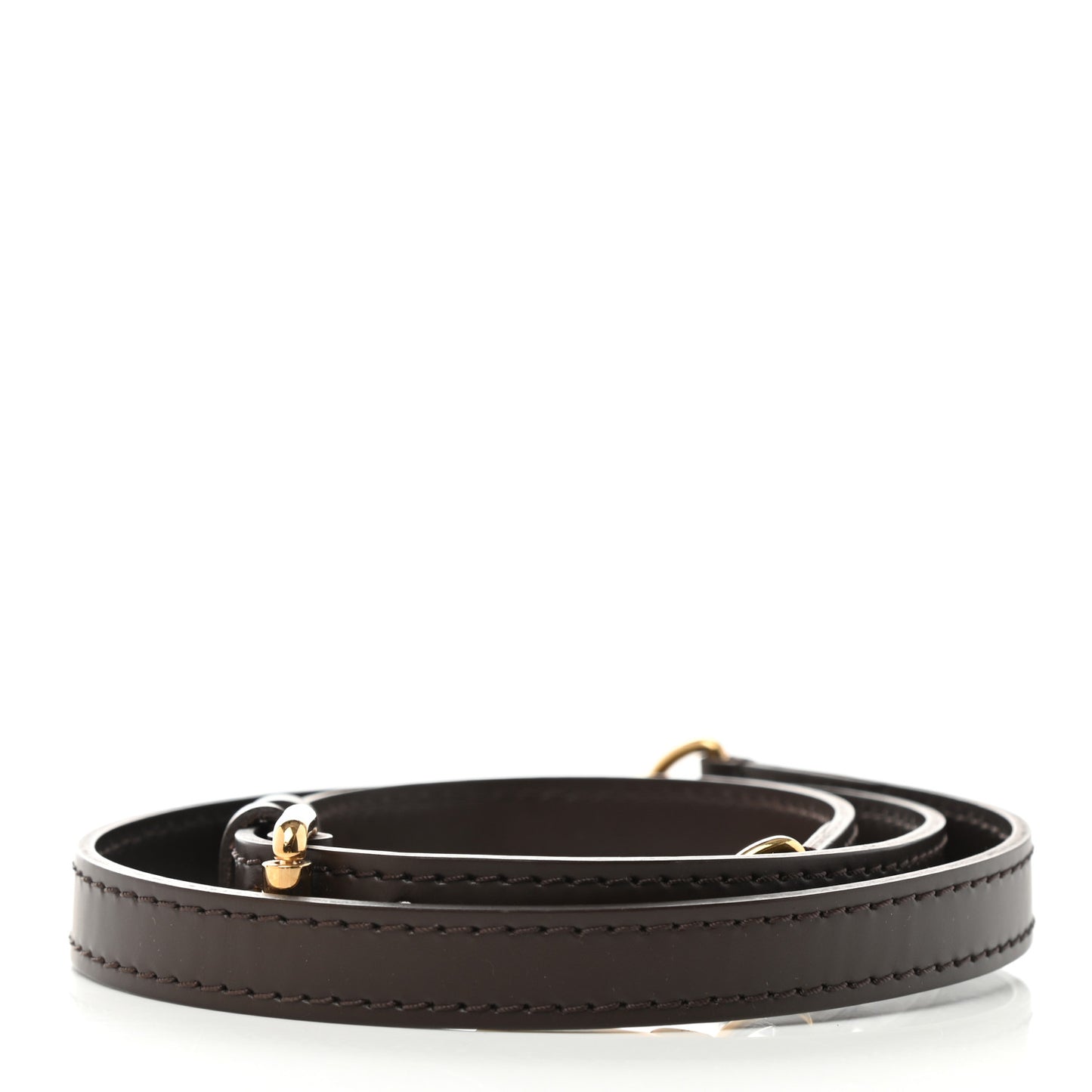 Calfskin 12mm Adjustable Shoulder Strap Brown