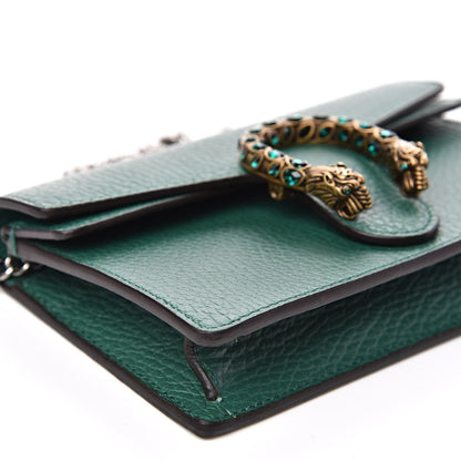Gucci Calfskin Super Mini Dionysus Shoulder Bag Emerald 7 of 9