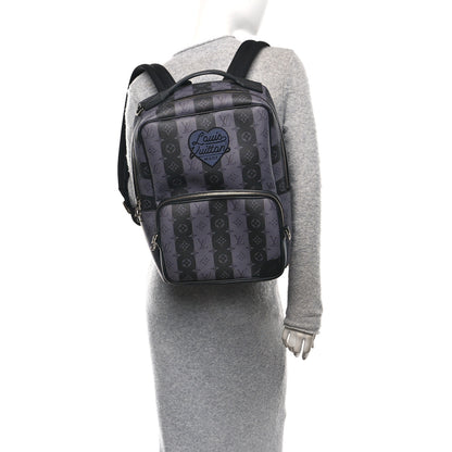 Louis Vuitton X NIGO Monogram Eclipse Stripes LV Heart Modular Utilitary Backpack 2 of 9