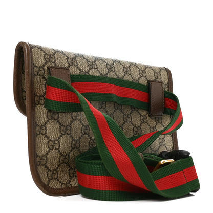 Gucci GG Supreme Monogram Neo Vintage Web Belt Bag Brown 3 of 10