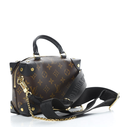 Louis Vuitton Monogram Petite Malle Souple Black 3 of 11