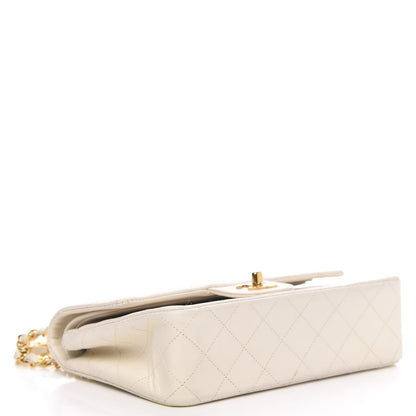 Chanel Lambskin Quilted Small Double Flap White 4 of 15