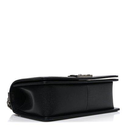 Chanel Caviar Quilted Medium Boy Flap Black 4 of 10